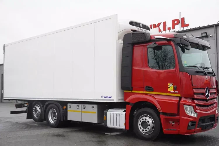 Mercedes Actros 2545 MP5 / Chłodnia Krone 19 EPAL / Multitemperatura / Thermoking T-1200 R / 14 T ładowności zdjęcie 2