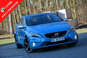 Volvo V40 R-Design Skóry Xenon LED Navi Virtual Zegary Klimatronic Alu 18" ASO