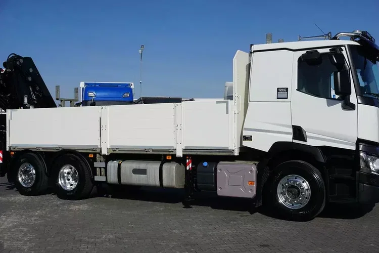 Renault T 380 / 6 X 2 / SKRZYNIOWY + HDS / HIAB 302 E-5 / PILOT / OŚ SKRĘTNA zdjęcie 16