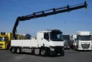 Renault T 380 / 6 X 2 / SKRZYNIOWY + HDS / HIAB 302 E-5 / PILOT / OŚ SKRĘTNA zdjęcie 2