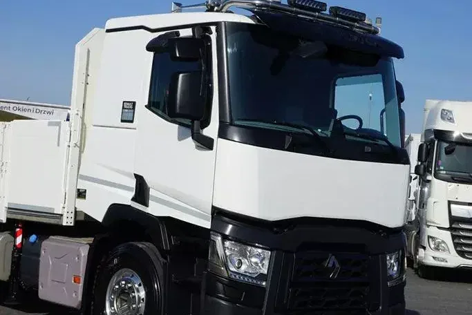 Renault T 380 / 6 X 2 / SKRZYNIOWY + HDS / HIAB 302 E-5 / PILOT / OŚ SKRĘTNA zdjęcie 27