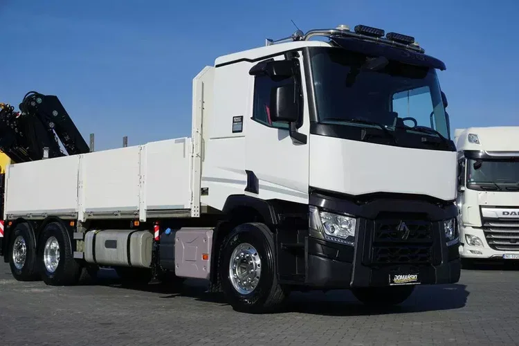 Renault T 380 / 6 X 2 / SKRZYNIOWY + HDS / HIAB 302 E-5 / PILOT / OŚ SKRĘTNA zdjęcie 28
