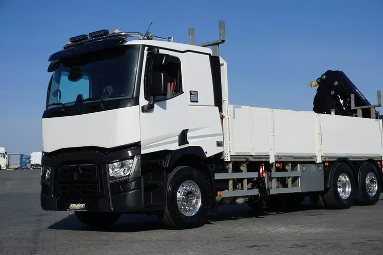 Renault T 380 / 6 X 2 / SKRZYNIOWY + HDS / HIAB 302 E-5 / PILOT / OŚ SKRĘTNA zdjęcie 37