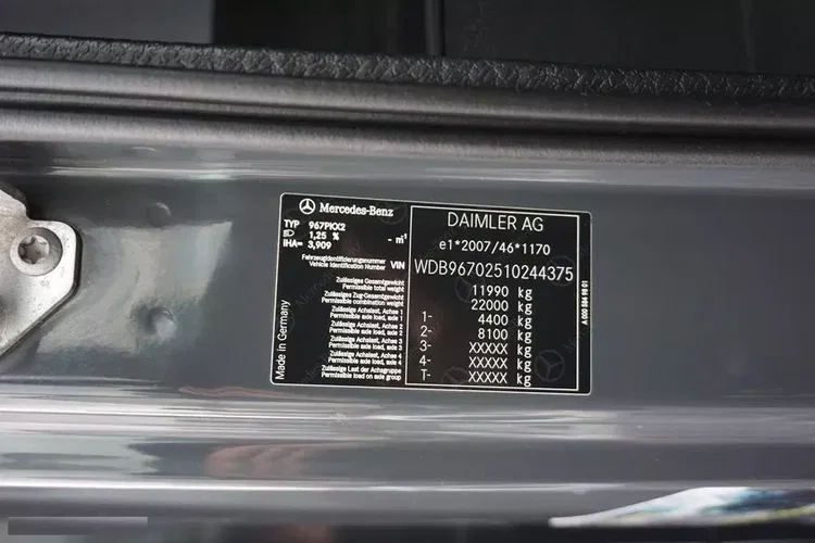 Mercedes / ATEGO / 1221 / ACC / E 6 / BURTOFIRANKA + WINDA / 17 PALET zdjęcie 11