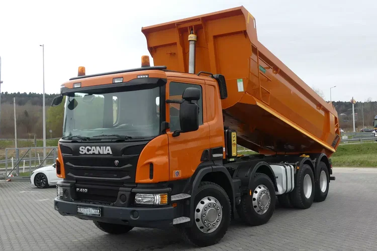 Scania P410 8x4 / WYWROTKA / ALUFELGI / MANUAL / EURO 6 / zdjęcie 1