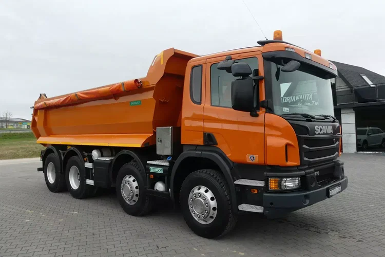 Scania P410 8x4 / WYWROTKA / ALUFELGI / MANUAL / EURO 6 / zdjęcie 18