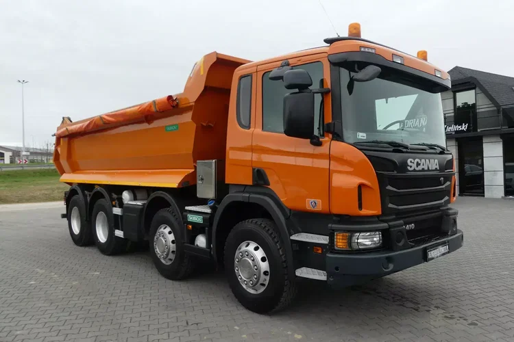Scania P410 8x4 / WYWROTKA / ALUFELGI / MANUAL / EURO 6 / zdjęcie 19