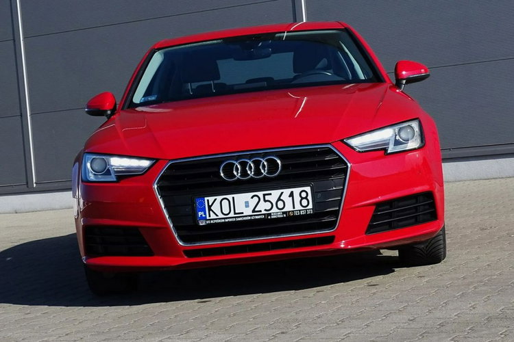 Audi A4 piękna czerwona limuzyna | Manual | Zadbane | Po dużym serwisie zdjęcie 2