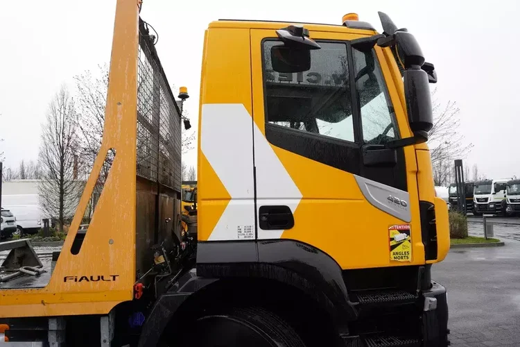 Iveco Stralis 420 8x2 / Zabudowa laweta Fiault / 2 osie skrętne / 17.6 t ładowności zdjęcie 17