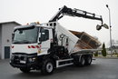 Renault C 430 / 6x4 / WYWROTKA 2 STRONNA / HYDROBURTA + HDS HIAB 211 EP-3 / EURO 6 / STEROWANIE RADIOWE / ROTATOR / ŁYŻKA zdjęcie 9