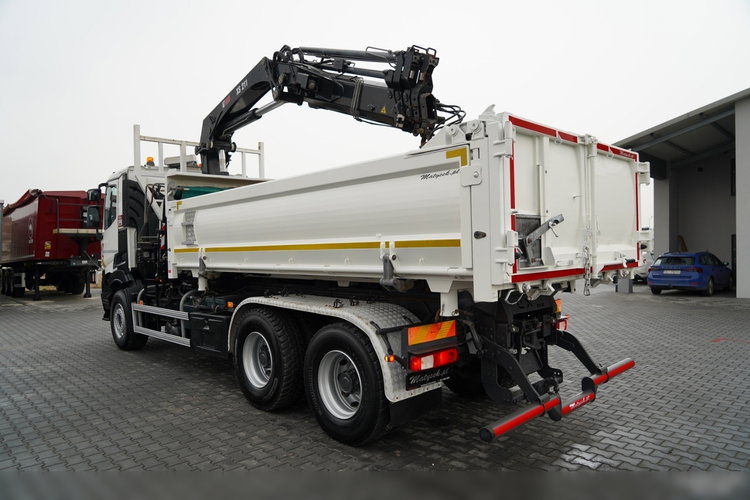 Renault C 430 / 6x4 / WYWROTKA 2 STRONNA / HYDROBURTA + HDS HIAB 211 EP-3 / EURO 6 / STEROWANIE RADIOWE / ROTATOR / ŁYŻKA zdjęcie 19