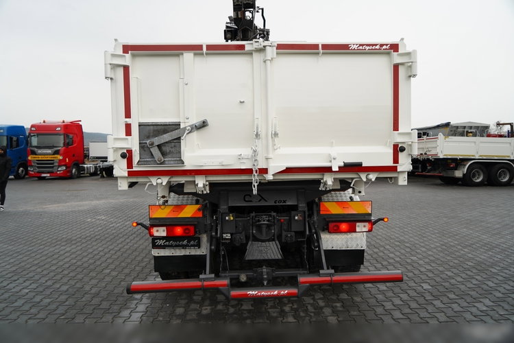 Renault C 430 / 6x4 / WYWROTKA 2 STRONNA / HYDROBURTA + HDS HIAB 211 EP-3 / EURO 6 / STEROWANIE RADIOWE / ROTATOR / ŁYŻKA zdjęcie 29