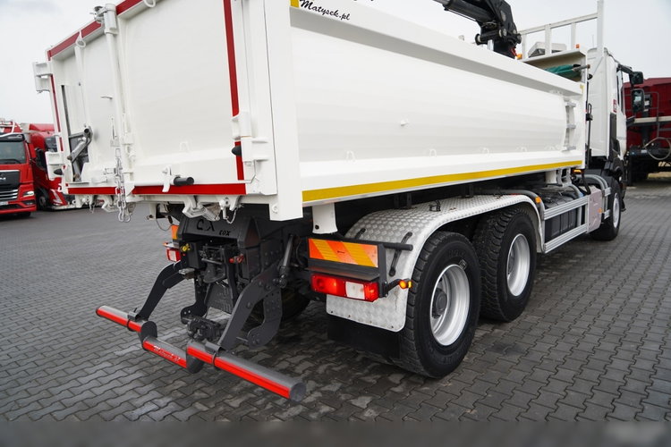 Renault C 430 / 6x4 / WYWROTKA 2 STRONNA / HYDROBURTA + HDS HIAB 211 EP-3 / EURO 6 / STEROWANIE RADIOWE / ROTATOR / ŁYŻKA zdjęcie 30