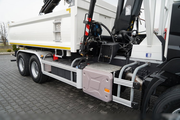 Renault C 430 / 6x4 / WYWROTKA 2 STRONNA / HYDROBURTA + HDS HIAB 211 EP-3 / EURO 6 / STEROWANIE RADIOWE / ROTATOR / ŁYŻKA zdjęcie 31