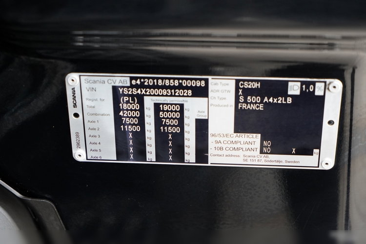 Scania S 500 / MEGA / RETARDER / LOW DECK / KLIMATYZACJA POSTOJOWA /  zdjęcie 34