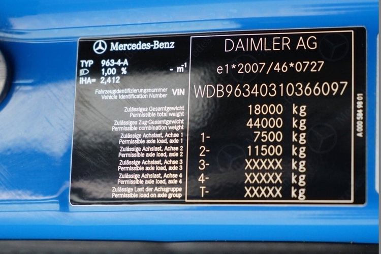 Mercedes ACTROS 1848 / STREAM SPACE / 2019 / ALUFELGI /  zdjęcie 73
