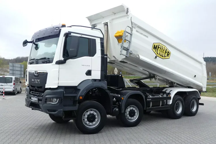 TGS 41.470 / 8x8 / WYWROTKA MEILLER / MANUAL / NISKI PRZEBIEG / zdjęcie 2