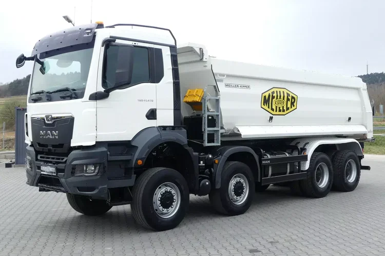 TGS 41.470 / 8x8 / WYWROTKA MEILLER / MANUAL / NISKI PRZEBIEG / zdjęcie 9