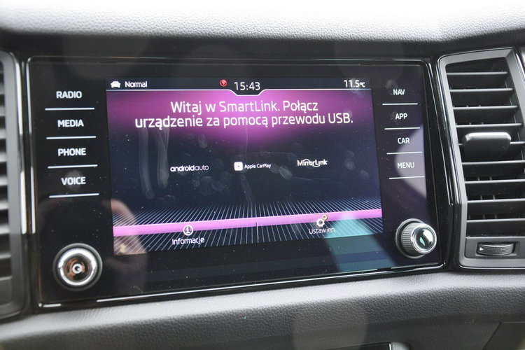 Skoda Kodiaq 2.0TDI 190KM 4X4 DSG Sportline Kamery360 El.Klapa Podgrz.Szyba Gwar.FV zdjęcie 20