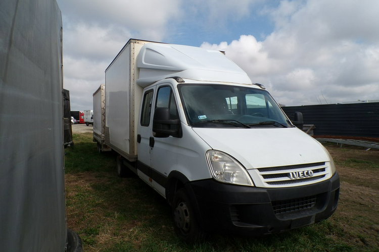 Daily 35C12 iveco doka dubel kabina bliźniak kontener zestaw zdjęcie 2