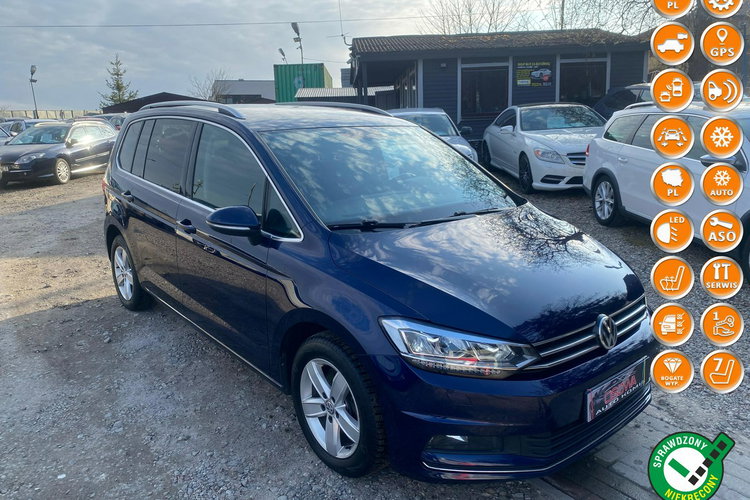 Volkswagen Touran 1.4tsi pasek nowy polski salon High line 1 wl full led navi kamera 7o zdjęcie 1