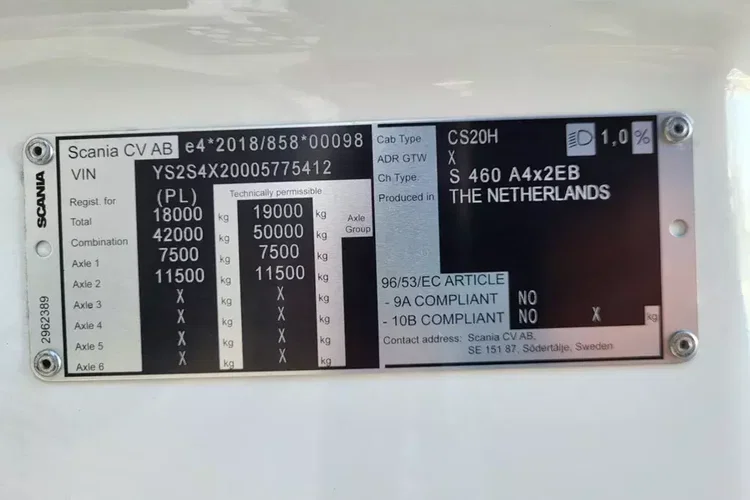 Scania S 460 A4x2EB Mega zdjęcie 10