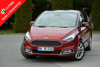 Ford S-Max Vignale Radar ACC Navi Full Led Skóry Panorama Wentylacja el.Kierowni