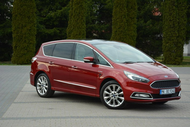 Ford S-Max Vignale Radar ACC Navi Full Led Skóry Panorama Wentylacja el.Kierowni zdjęcie 11