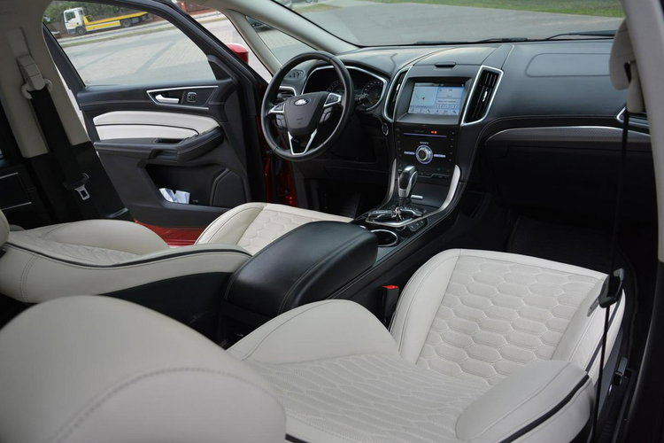 Ford S-Max Vignale Radar ACC Navi Full Led Skóry Panorama Wentylacja el.Kierowni zdjęcie 17