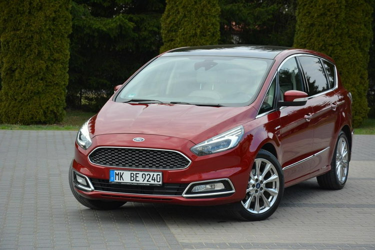Ford S-Max Vignale Radar ACC Navi Full Led Skóry Panorama Wentylacja el.Kierowni zdjęcie 2