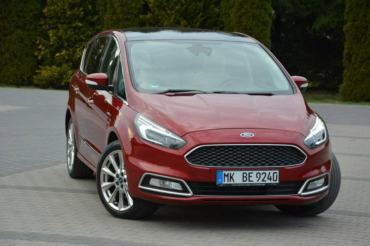 Ford S-Max Vignale Radar ACC Navi Full Led Skóry Panorama Wentylacja el.Kierowni zdjęcie 9