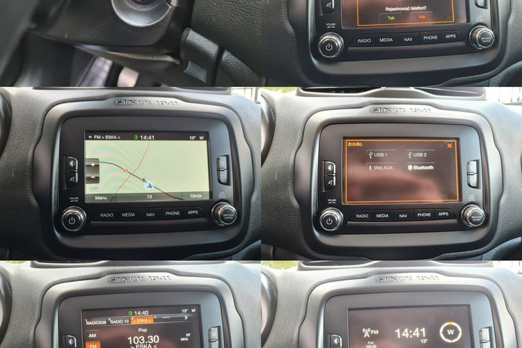 Jeep Renegade 1.4T 140KM # Navi # Panorama # KeyLess # Parktronic # Super Stan zdjęcie 23