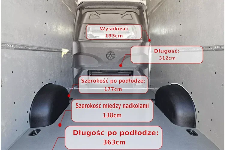 Volkswagen Crafter L4H2 109900zł NETTO Brygadówka 6 osób 2.0TDi/140KM zdjęcie 17