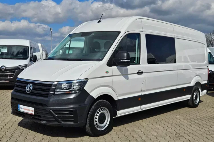 Volkswagen Crafter L4H2 94900zł NETTO Brygadówka 7 osób 2.0TDi/140KM zdjęcie 5