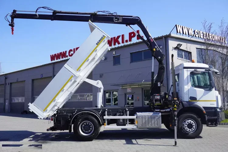 Mercedes Arocs 1830 / 90 tys. km / HIAB 111 B-2 HIDUO zdjęcie 18