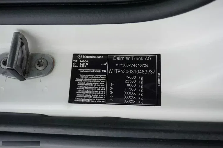 Mercedes ACTROS / 1830 / E 6 / MP 5 / KONTENER + WINDA / 16 PALET zdjęcie 10