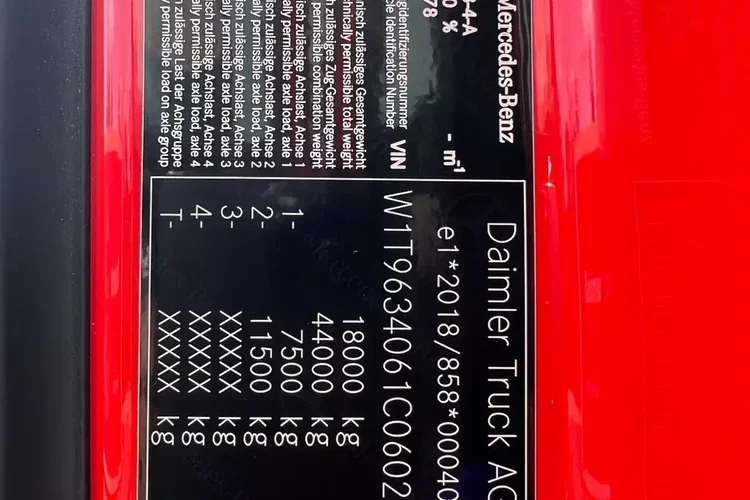 Mercedes ACTROS L poliftowy prokontraktowy zdjęcie 16