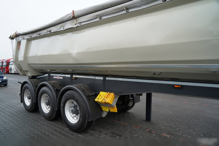 HEUSER WYWROTKA / 26 m3 / ALUMINIOWA / 4 500 KG / ALUFELGI / 2017 R zdjęcie 9