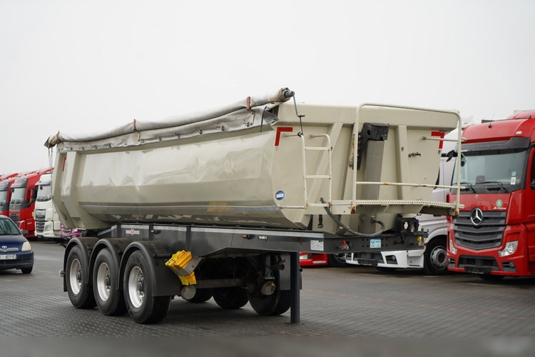 HEUSER WYWROTKA / 26 m3 / ALUMINIOWA / 4 500 KG / ALUFELGI / 2017 R zdjęcie 1