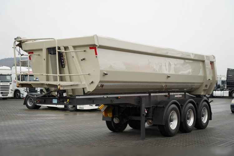 HEUSER WYWROTKA / 26 m3 / ALUMINIOWA / 4 500 KG / ALUFELGI / 2017 R zdjęcie 3