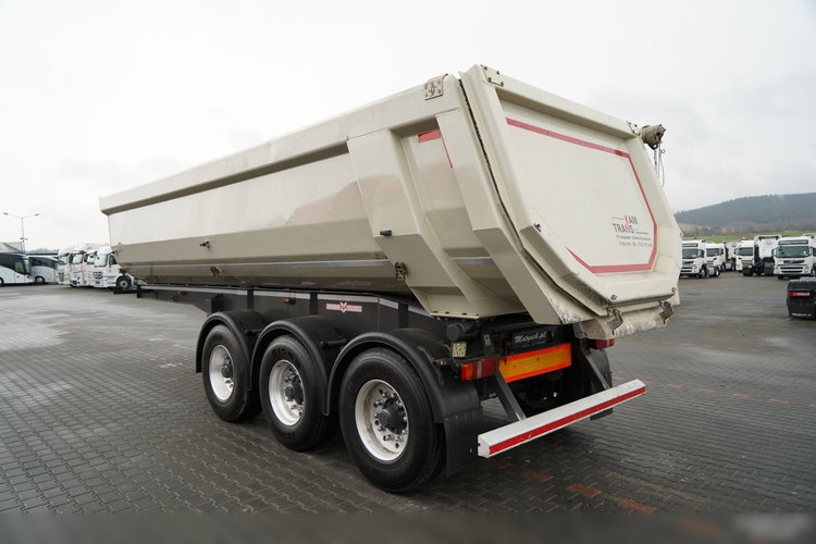 HEUSER WYWROTKA / 26 m3 / ALUMINIOWA / 4 500 KG / ALUFELGI / 2017 R zdjęcie 5