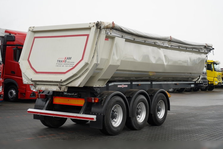 HEUSER WYWROTKA / 26 m3 / ALUMINIOWA / 4 500 KG / ALUFELGI / 2017 R zdjęcie 7