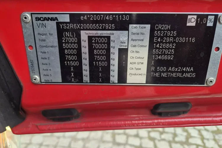 Scania R500 zdjęcie 39