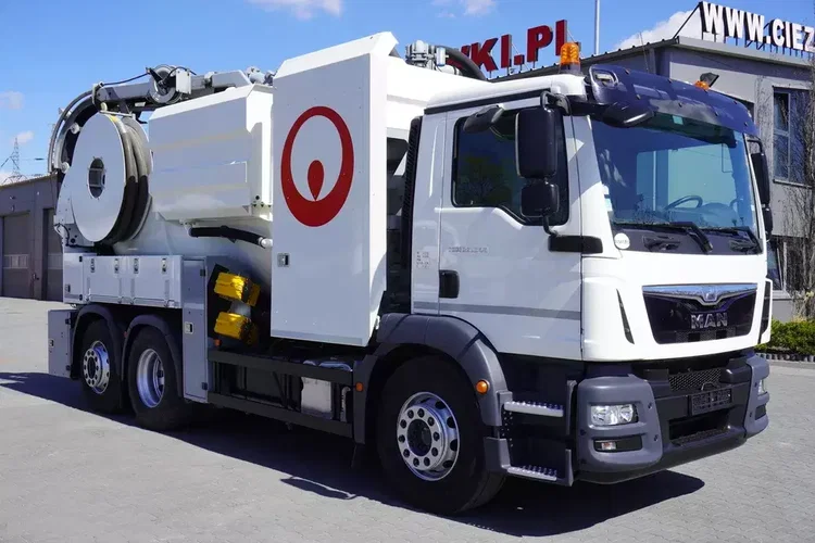 MAN TGM 26.340 / Zabudowa WUKO Rivard 11.8 m3 / 150 tys. km / oś skrętna / 2 szt zdjęcie 6