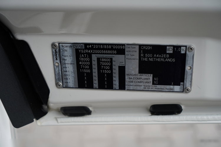 Scania R 500 / RETARDER / LOW DECK / MEGA  / KLIMA POSTOJOWA zdjęcie 37