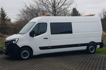 Renault Master 6 OSÓB L3H2 BRYGADÓWKA DŁUGI WYSOKI KLIMA KRAJOWY OPEL BLASZAK VAN