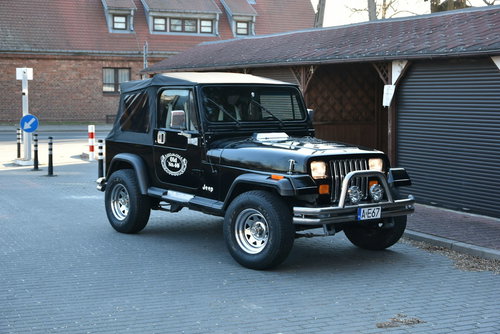 Jeep Wrangler YJ 2.5 125KM Manual 1991r. 4x4 Skóra