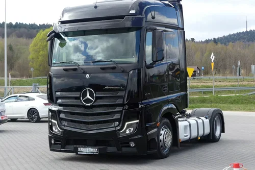 Mercedes ACTROS L 1845 / EURO 6 / LOW DECK / IDEALNY STAN / POLIFTOWY /