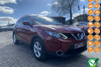 Nissan Qashqai 1.2 i turbo 115 KM Tekna skóry ledy xenon Navi kamery 360 1.r.gwarancj