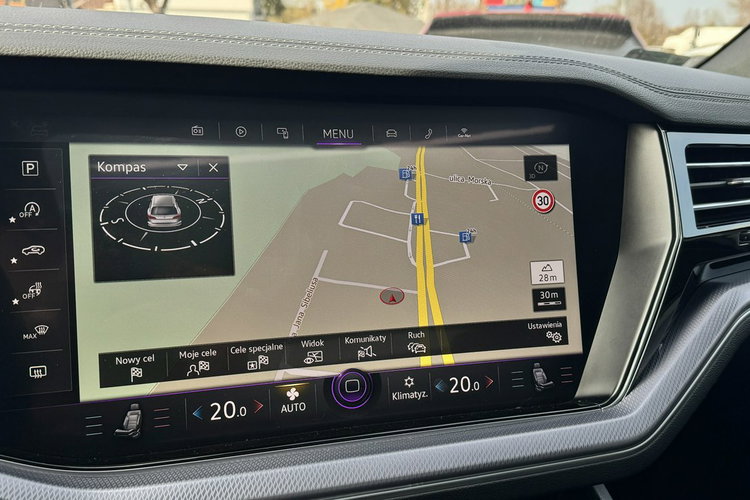 Volkswagen Touareg FV23% R Line 286KM 4x4 Salon PL Bezwypad Wentyle Panorama Radar Matrix zdjęcie 32